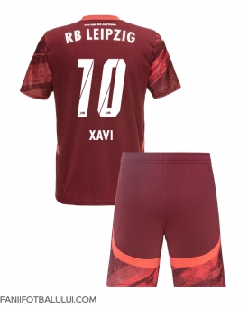 RB Leipzig Xavi Simons #10 Echipament de Fotbal Replică 2024-25 Copii Deplasare (+ Șorturi)